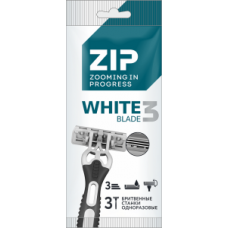 ZIP 3 Станки одноразовые White 3шт